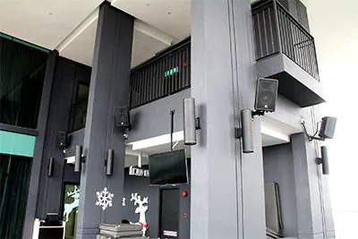 日博集团凭借其久经考验的音质被马六甲瑞士花园酒店及公寓选中