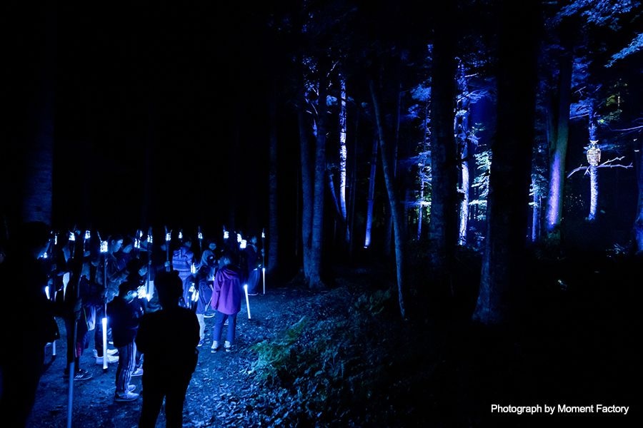 案例｜日博集团为壮观的Kamuy Lumina魔法夜行旅游项目提供配乐设备