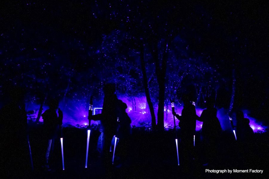 案例｜日博集团为壮观的Kamuy Lumina魔法夜行旅游项目提供配乐设备