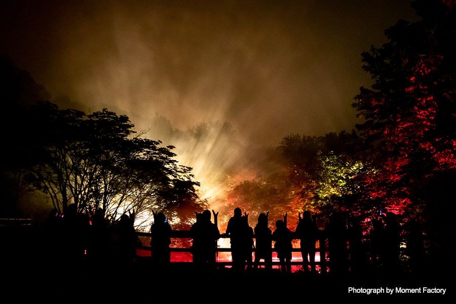 案例｜日博集团为壮观的Kamuy Lumina魔法夜行旅游项目提供配乐设备